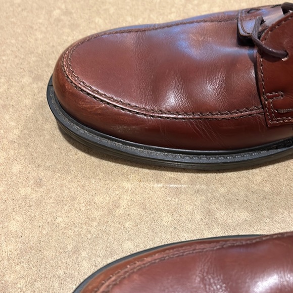 Ecco Brown Lace Up Leather Dress Shoes Size 9-9.5 (43)